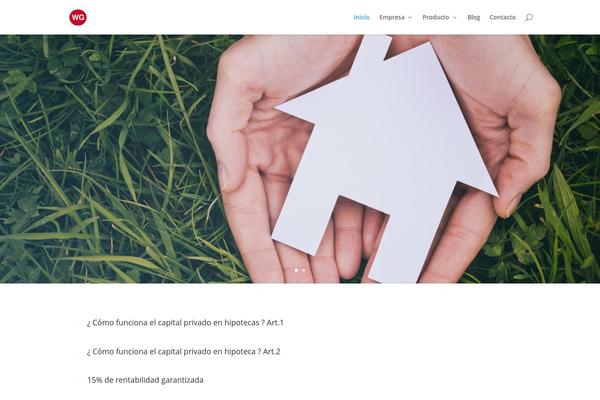 WordPress website example screenshot