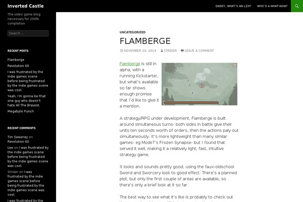 Twenty Fourteen theme site design template sample