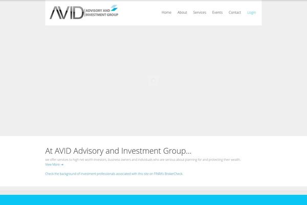 Avid theme site design template sample
