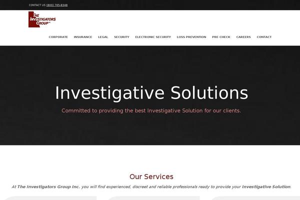 investigators-group.com site used Investigator