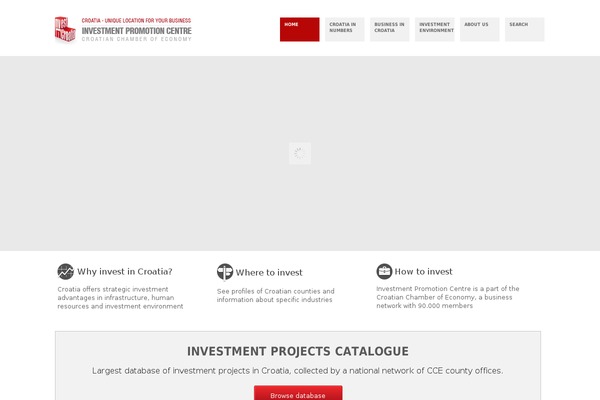 investincroatia.hr site used Invest