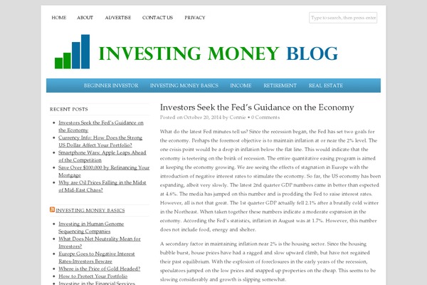 WordPress website example screenshot