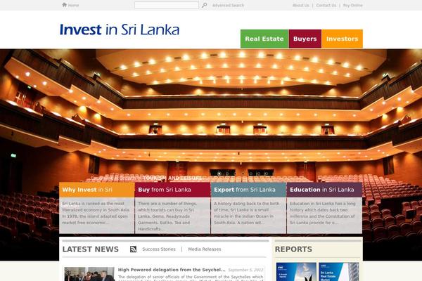 investinsrilanka.com site used Invest