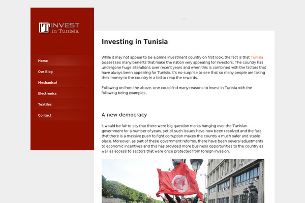 investintunisia.com site used Saico