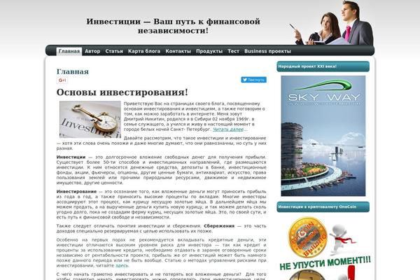 investiruyvmeste.ru site used Serie