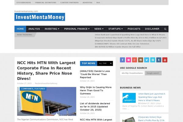 investmentamoney.com site used NewsOnline