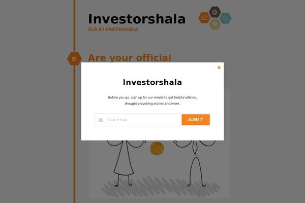 investorshala.com site used Hexa