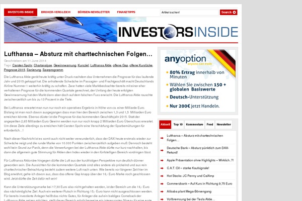 investorsinside.de site used Adineo.7