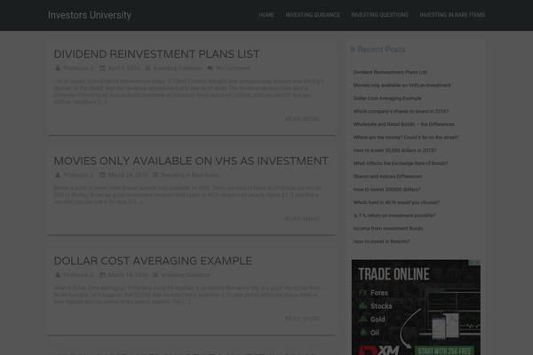 investorsuniversity.org site used WpF ultraResponsive