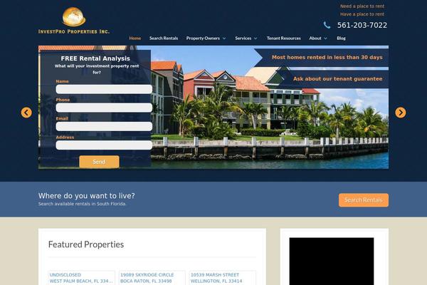 Resort theme site design template sample