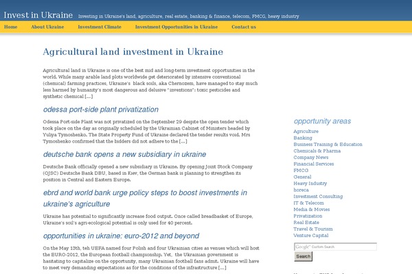 investukraine.net site used Blueprint-10