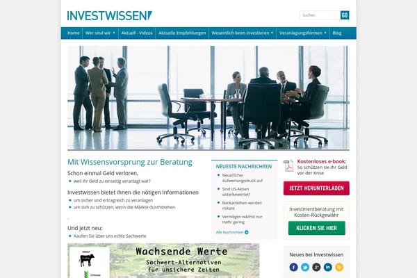 investwissen.com site used Investwissen