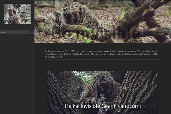 invisiblegear.cz site used Avada