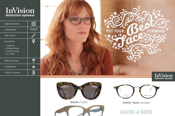 invision-optical.com site used Invision