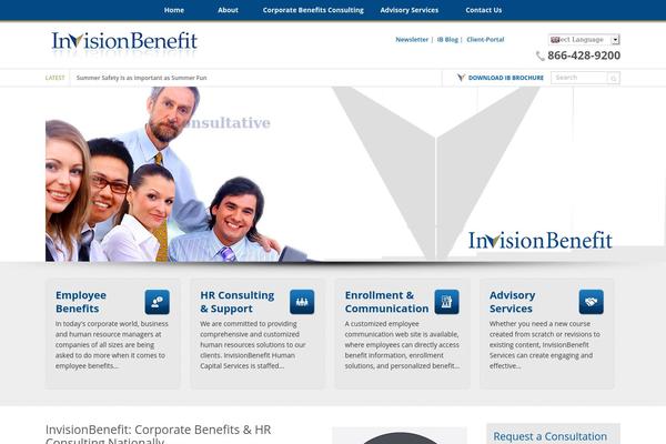 WordPress website example screenshot