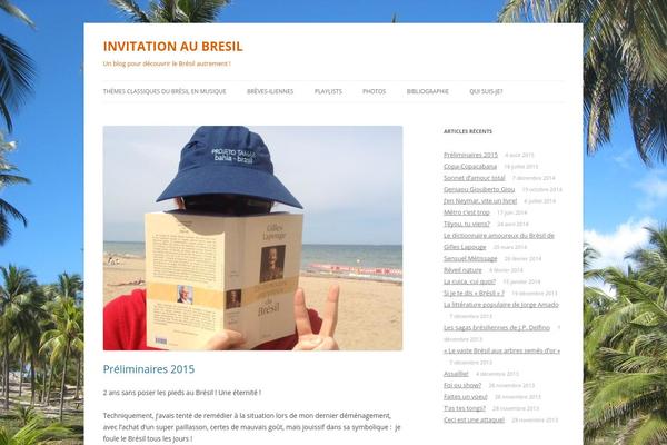 Twenty Twelve theme site design template sample