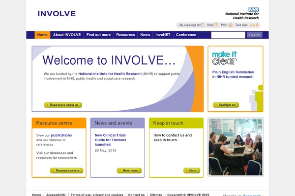 invo.org.uk site used Involve