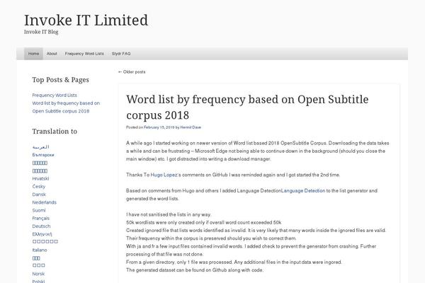 Site using SyntaxHighlighter Evolved plugin