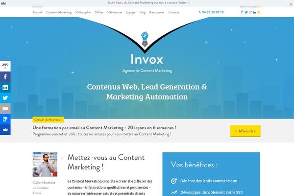 invox.fr site used Invox2020