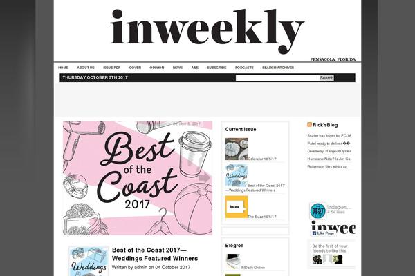 inweekly.net site used Newsmagazinetheme640