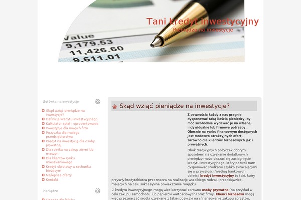 inwestycyjnekredyty.pl site used Business_car