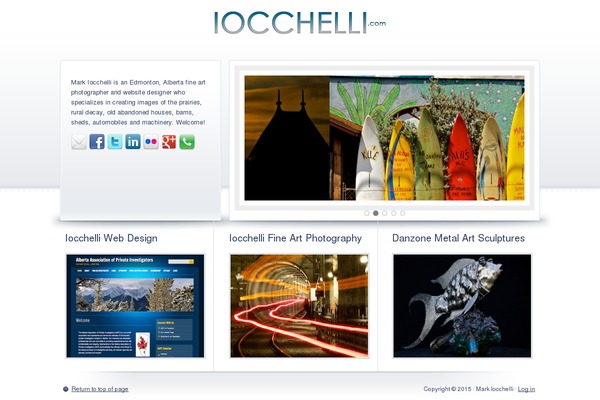 iocchelli.com site used Minimal-dark