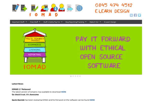 PageLines theme site design template sample