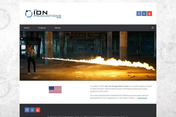 Vantage theme site design template sample