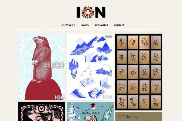 Ion theme site design template sample
