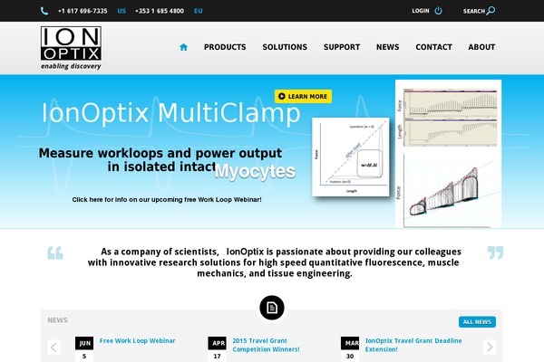 WordPress website example screenshot
