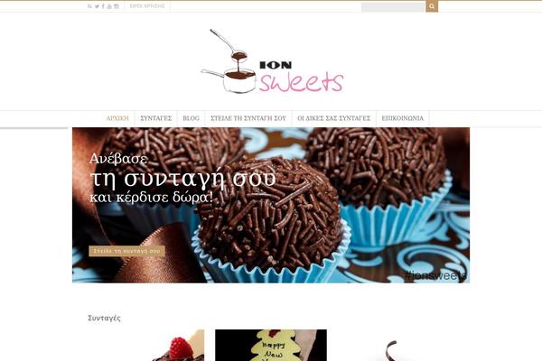 ionsweets.gr site used Ionsweets