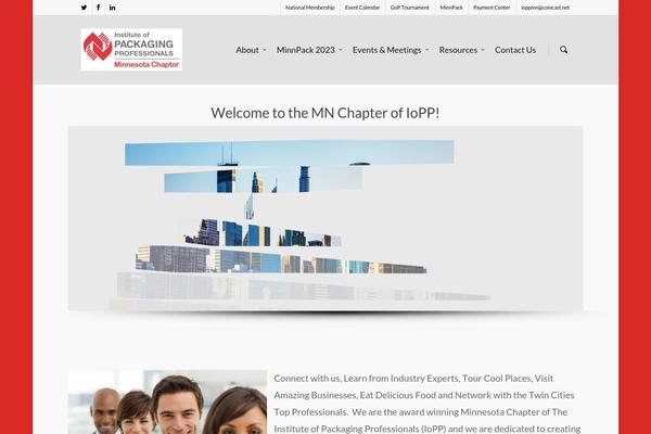 Salient theme site design template sample
