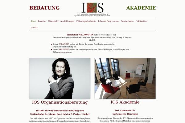 ios-akademie.org site used Ios-schley