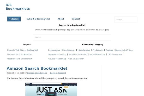 iosbookmarklets.com site used Genesis-iosbookmarklets