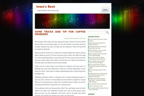 Asusena theme site design template sample