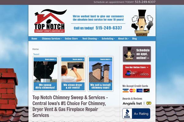 iowachimneysweep.com site used Goboom