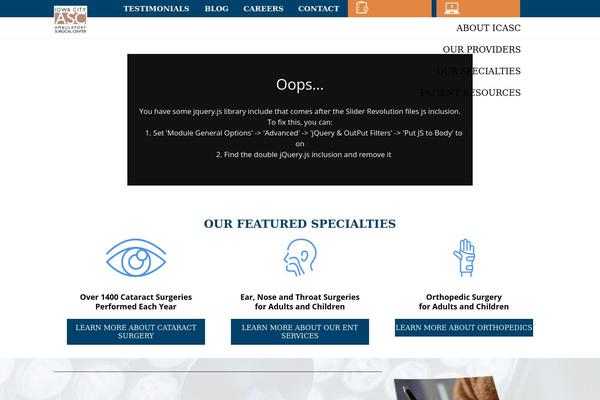 WordPress website example screenshot