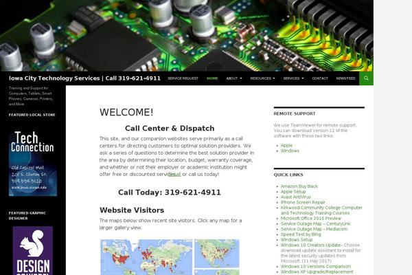 WordPress website example screenshot