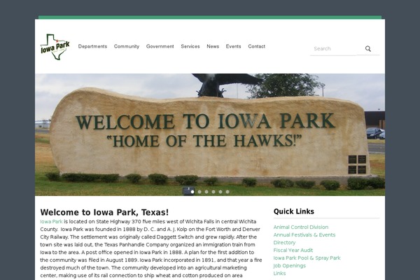 iowapark.com site used Iowapark