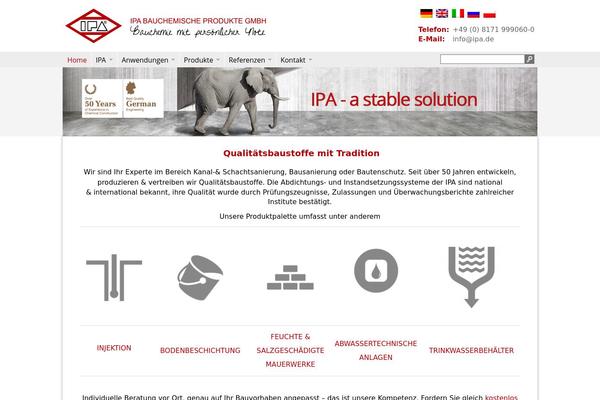 ipa-bauchemie.com site used Genesis-ipa