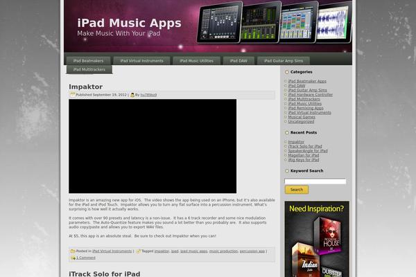 ipadmusicapps.ca site used Ipadmusicapps