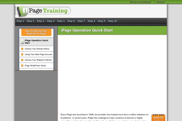 ipagetrainingcenter.com site used Ipagetraining2