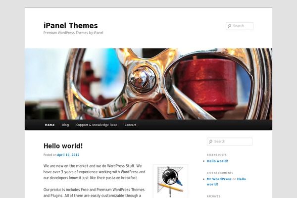 ipanelthemes.com site used Clean Corporate