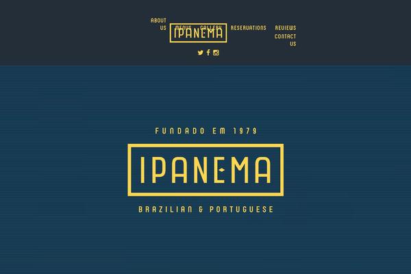 ipanemanyc.com site used Ipanema-theme