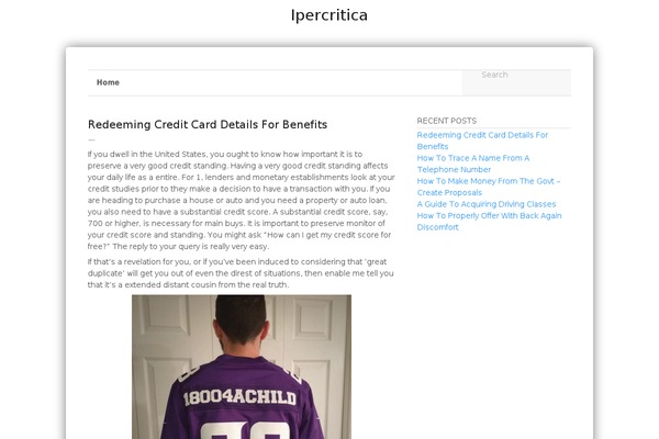ipercritica.com site used JC One Lite