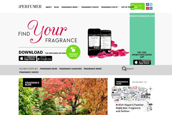 iperfumer.com site used Iperfumer