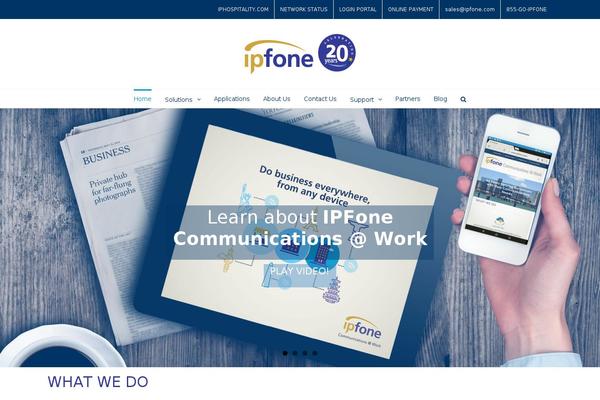 WordPress website example screenshot