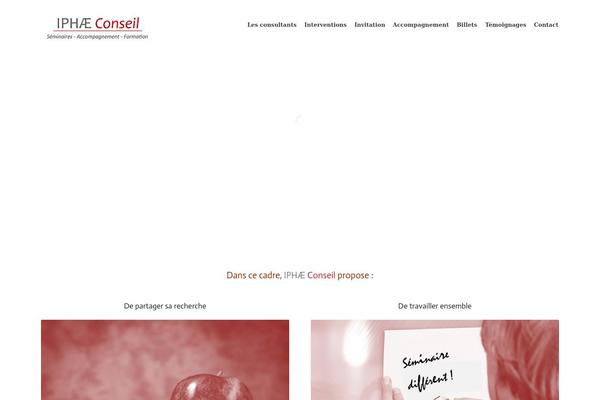WordPress website example screenshot