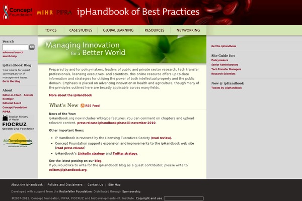 iph theme websites examples