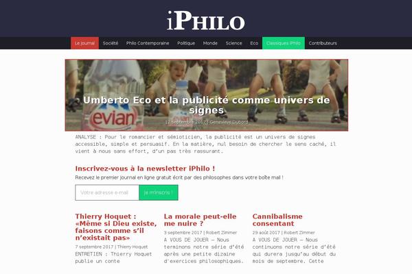 iphilo.fr site used Iphilox